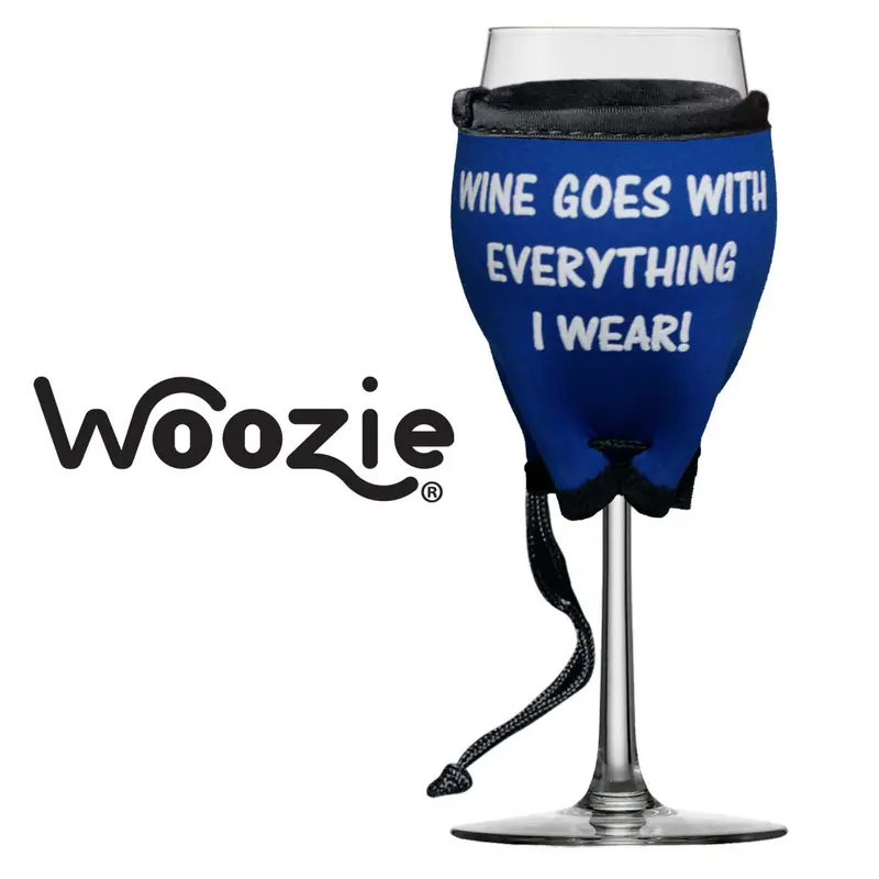 Woozie Slogan Tote: Wine Goes With Everything I Wear 1